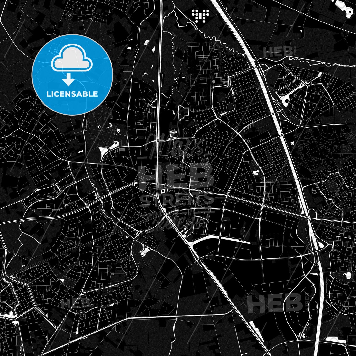 Helmond, Netherlands PDF map