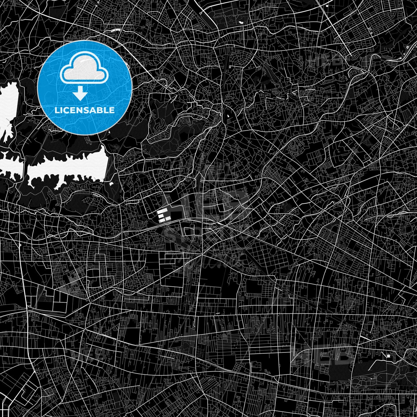 Higashimurayama, Japan PDF map