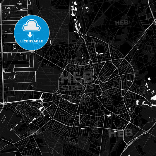 Hilversum, Netherlands PDF map