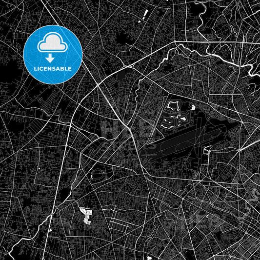 Ho Chi Minh City, Vietnam PDF map