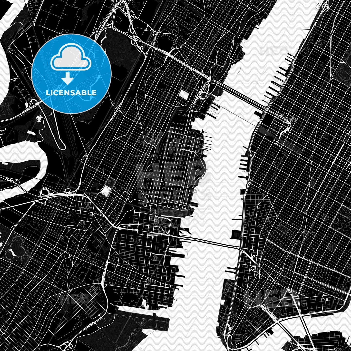 Hoboken, New Jersey, United States, PDF map