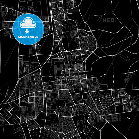 Hofuf, Saudi Arabia PDF map