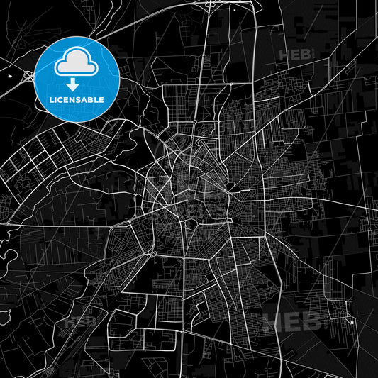 Homs, Syria PDF map