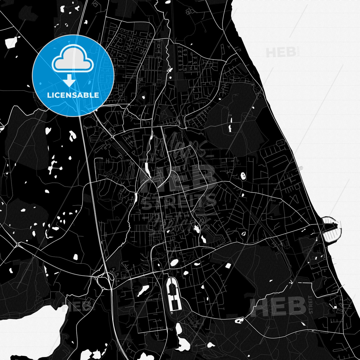 Hørsholm, Denmark PDF map