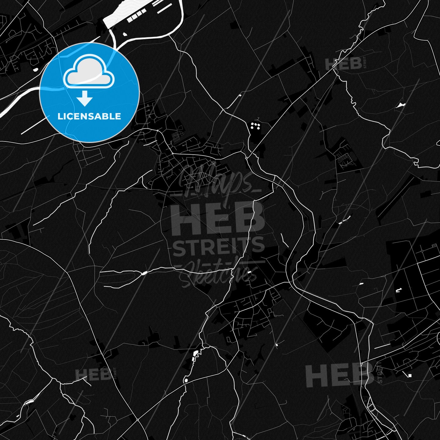 Huckelhoven, Germany PDF map