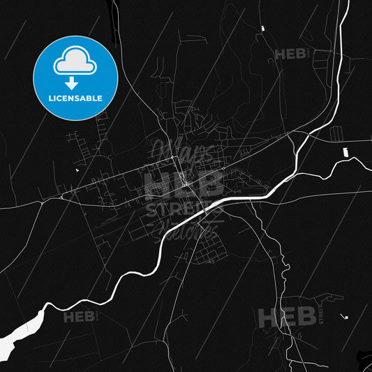 Humenné, Slovakia PDF map