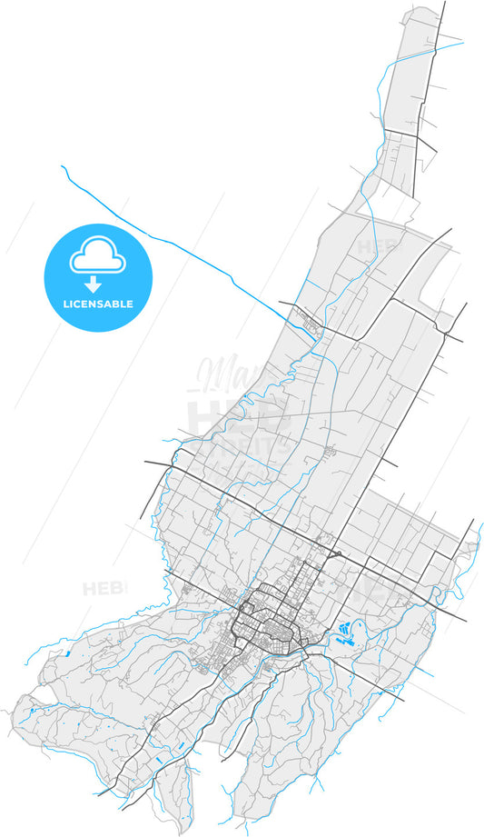 Imola, Emilia-Romagna, Italy, high quality vector map