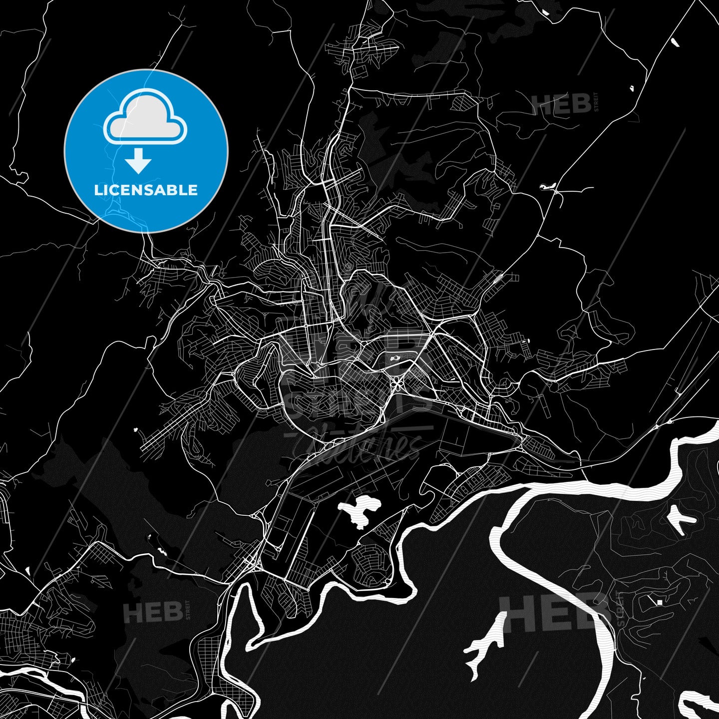 Ipatinga, Brazil PDF map