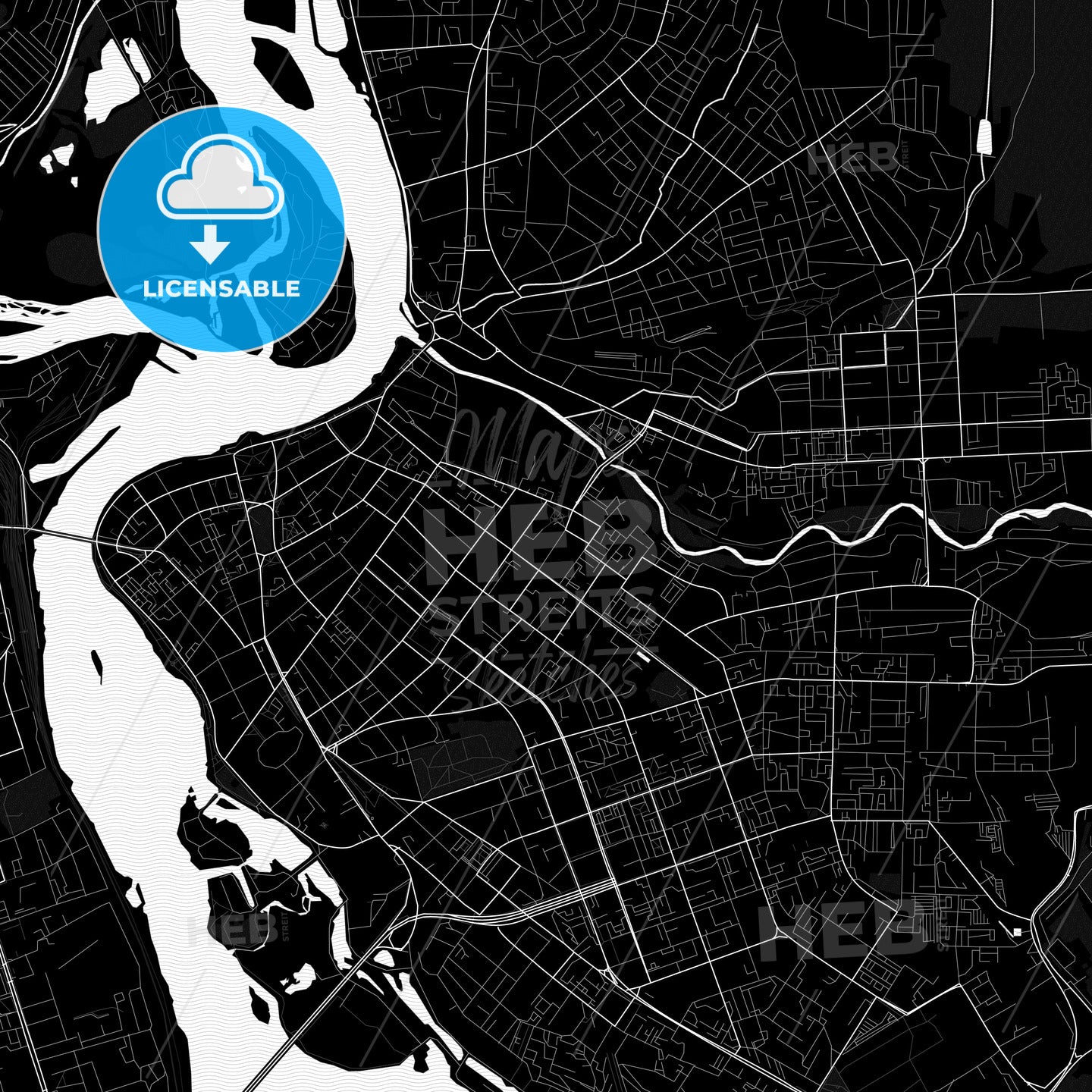 Irkutsk, Russia PDF map