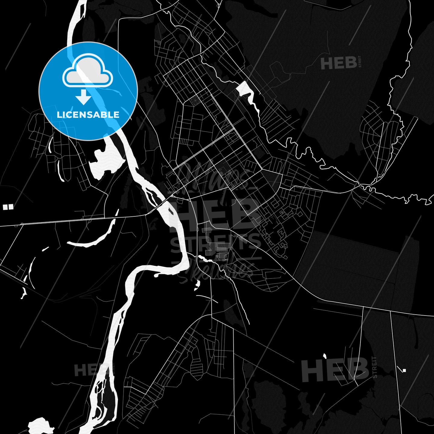 Ishimbay, Russia PDF map