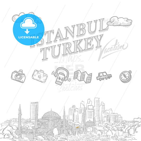 Istanbul travel marketing cover – instant download