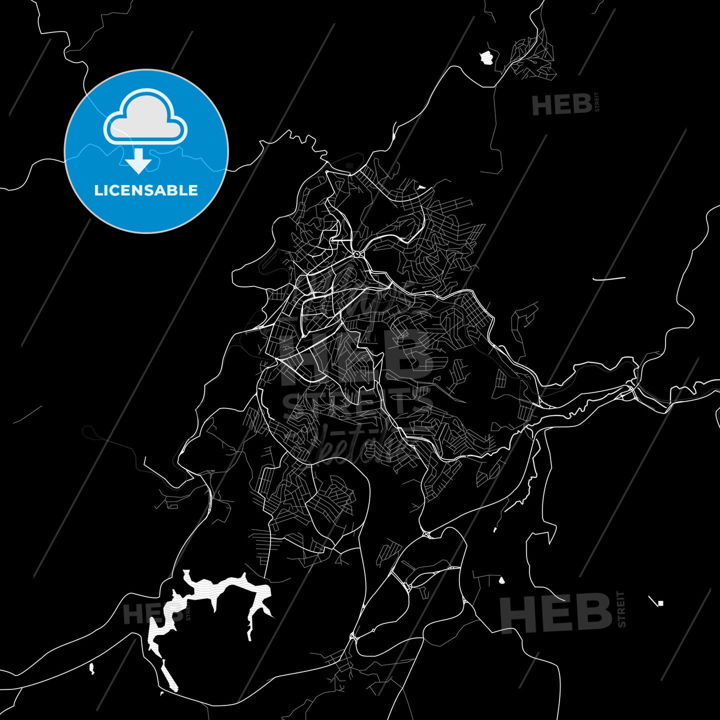 Itabira, Brazil PDF map