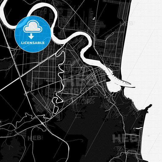 Itajai, Brazil PDF map