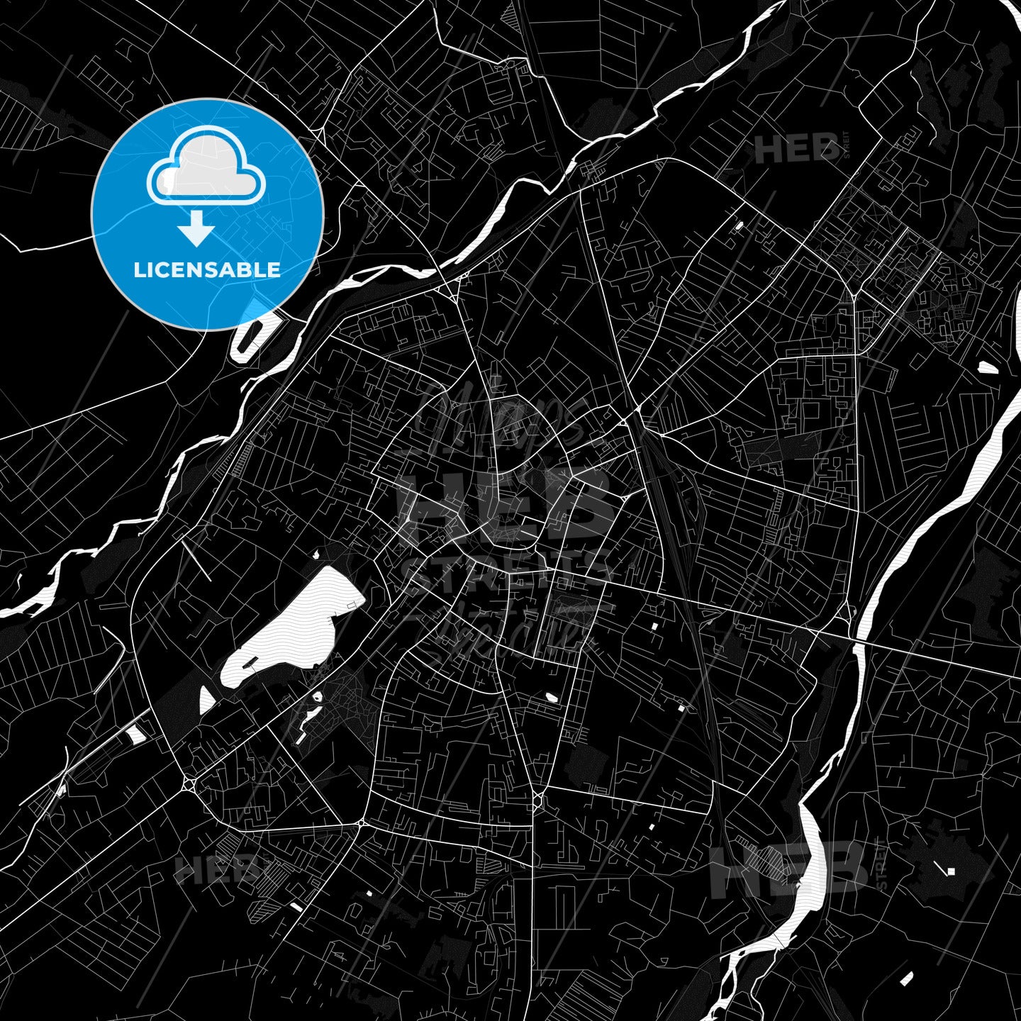 Ivano-Frankivsk, Ukraine PDF map