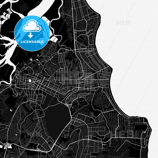 Joao Pessoa, Brazil PDF map