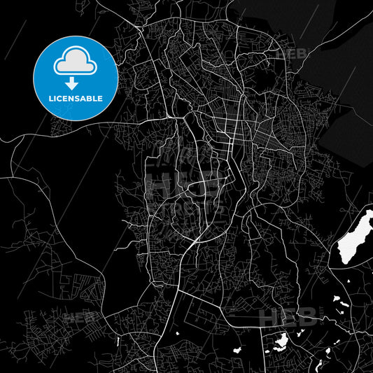 Jos, Nigeria PDF map