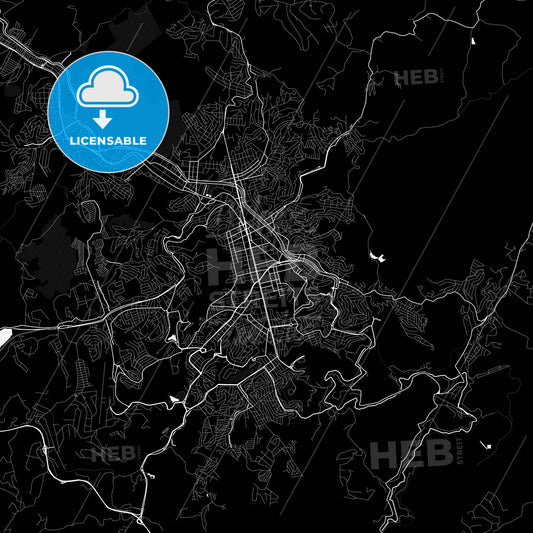 Juiz de Fora, Brazil PDF map