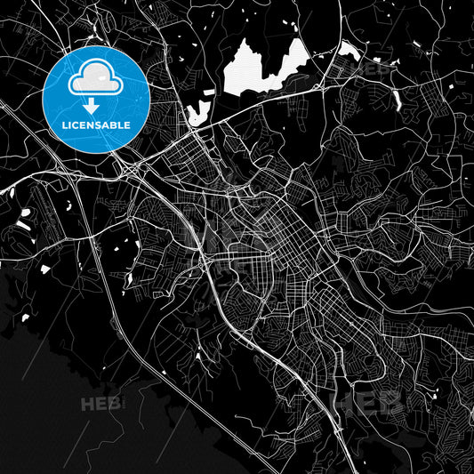 Jundiai, Brazil PDF map