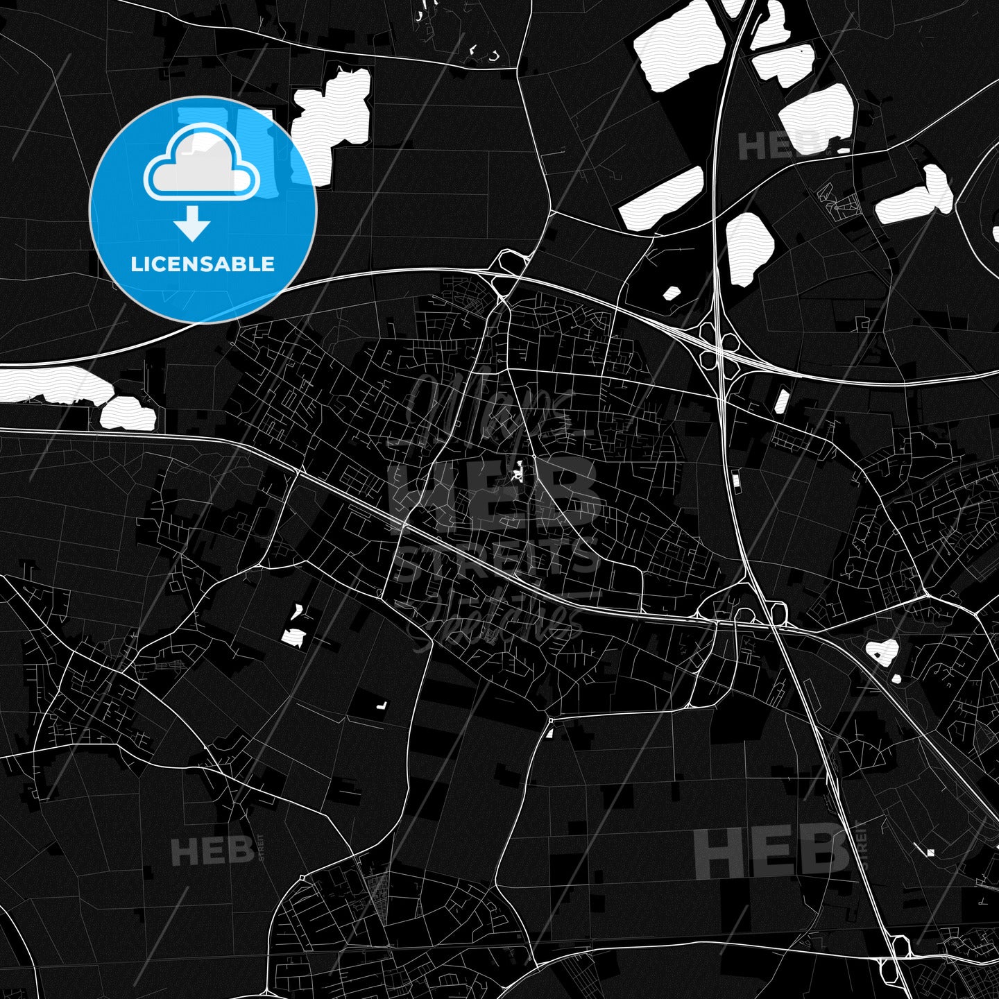 Kaarst, Germany PDF map