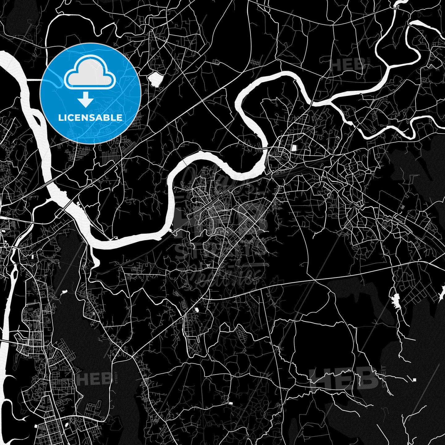 Kalyan-Dombivli, India PDF map