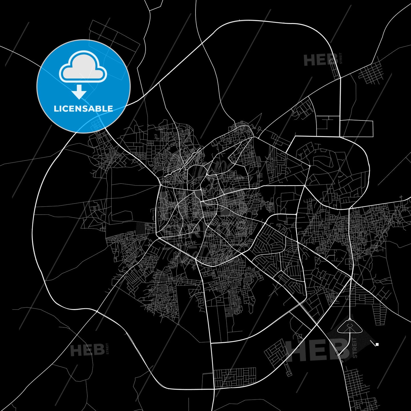 Katsina, Nigeria PDF map