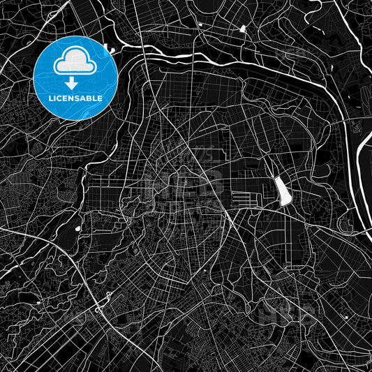 Kawagoe, Japan PDF map