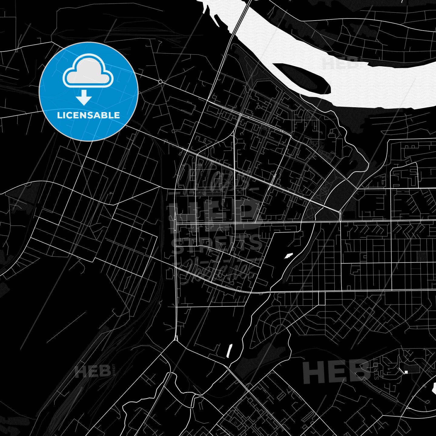 Kemerovo, Russia PDF map