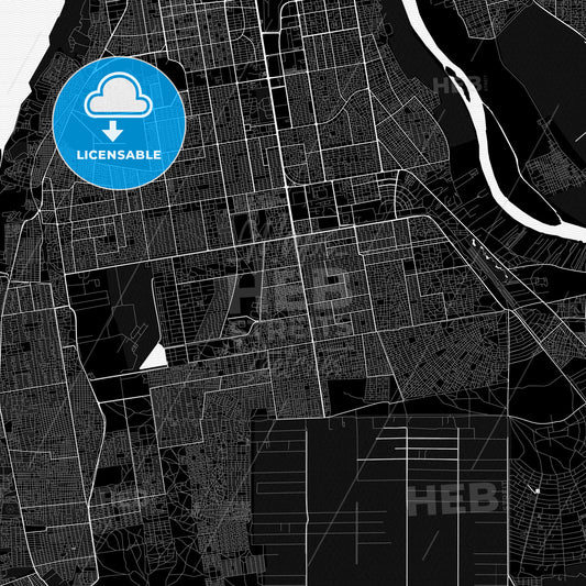 Khartoum, Sudan PDF map