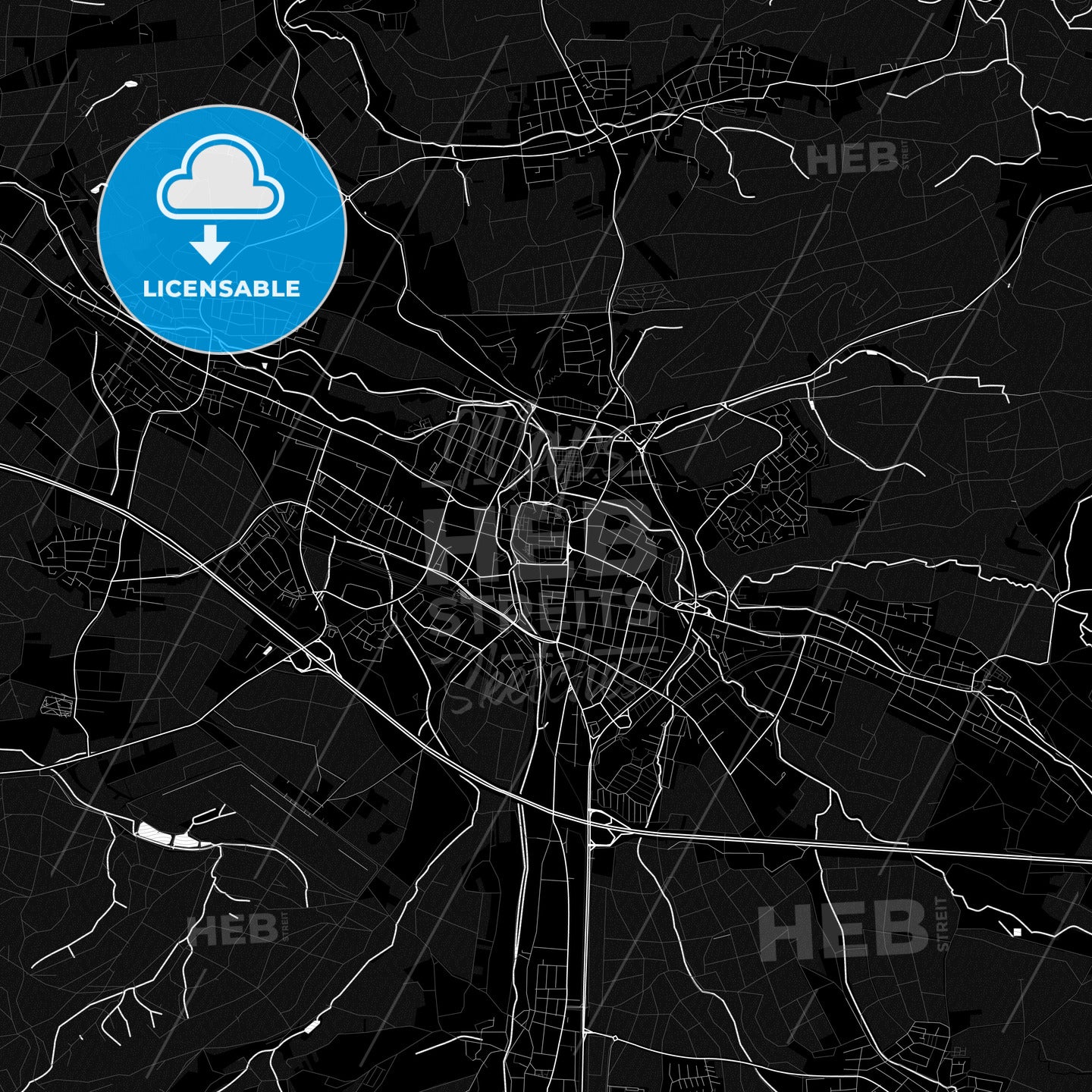 Kirchheim unter Teck, Germany PDF map