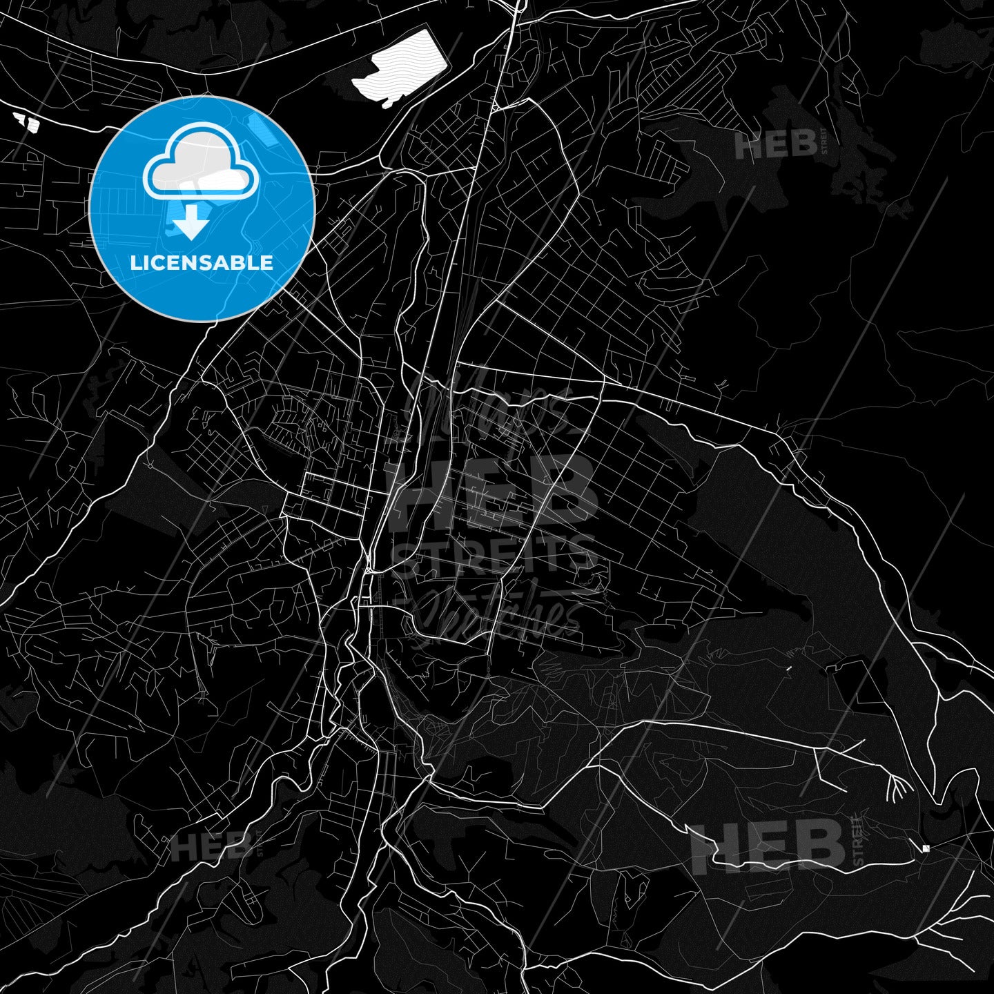 Kislovodsk, Russia PDF map