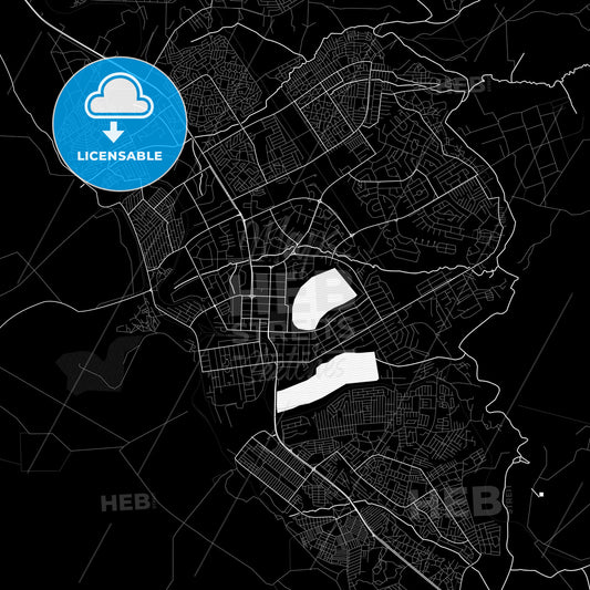 Kitwe, Zambia PDF map