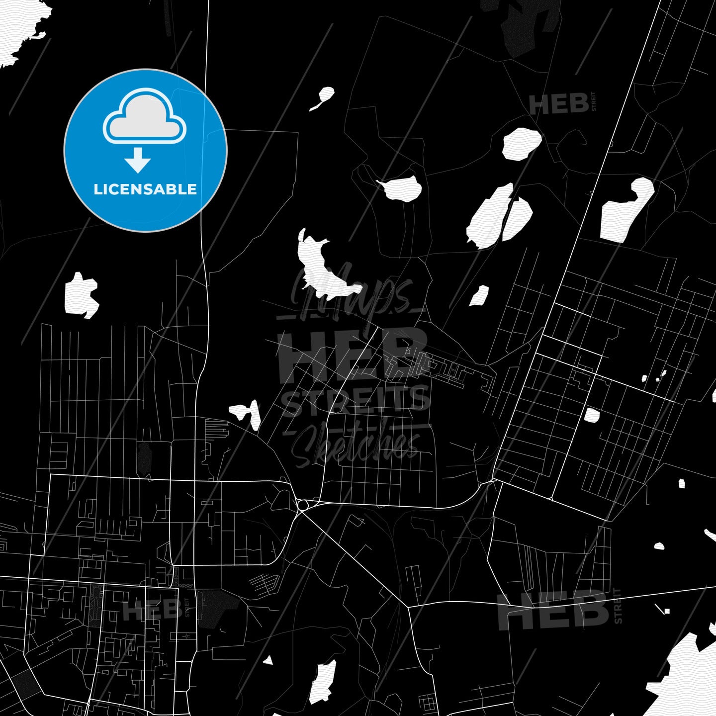 Kopeysk, Russia PDF map