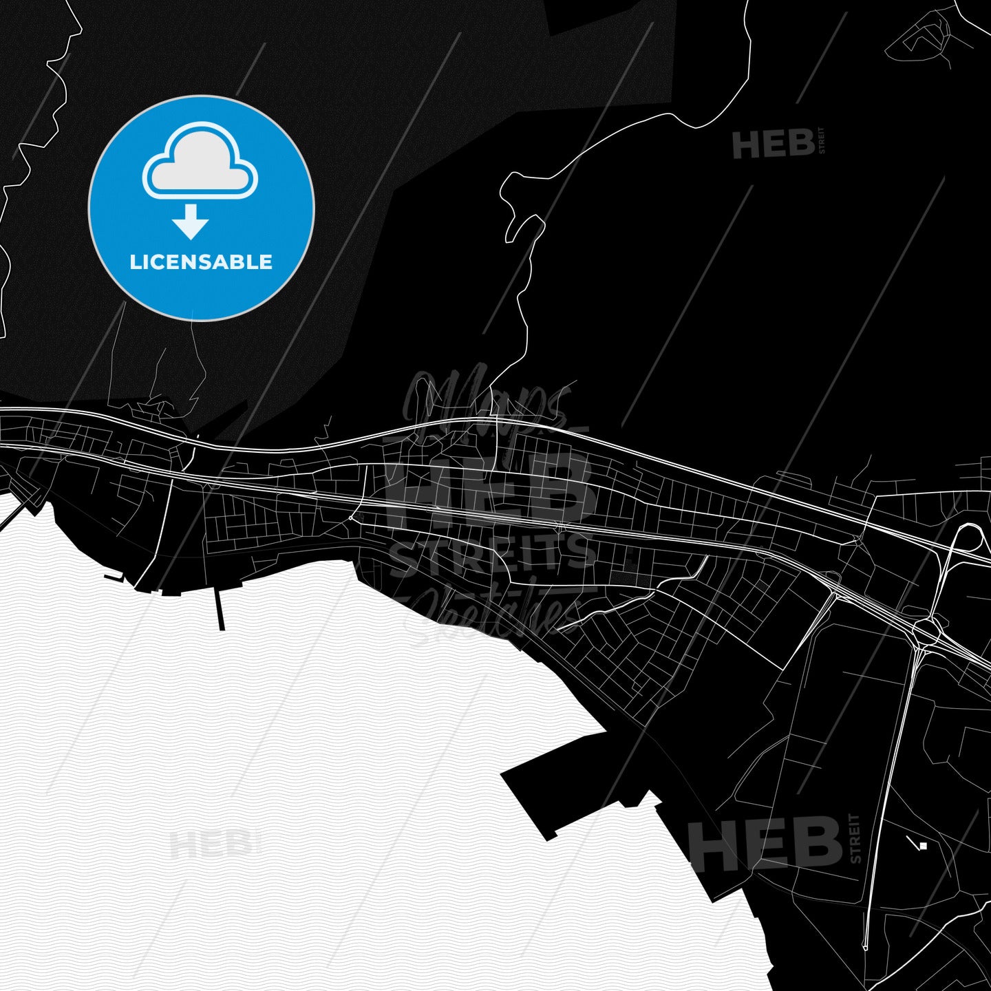 Körfez, Turkey PDF map