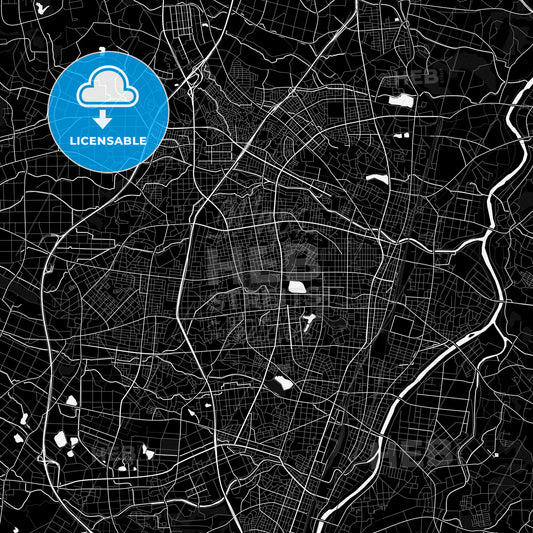 Kōriyama, Japan PDF map