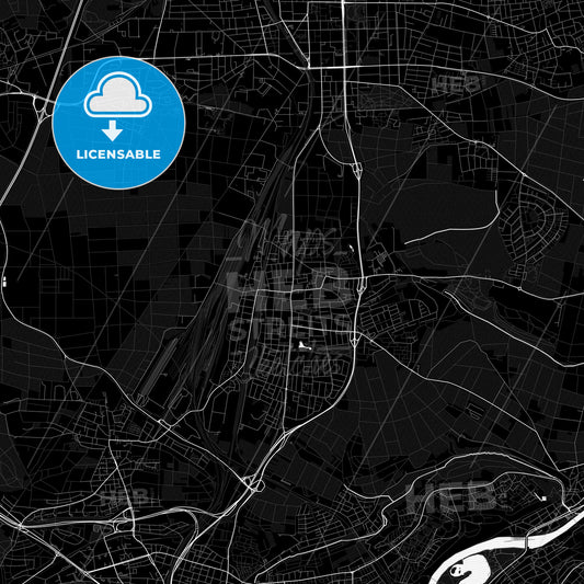 Kornwestheim, Germany PDF map