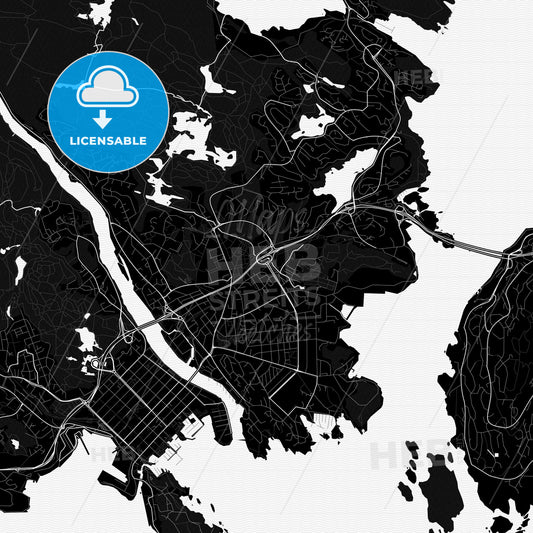 Kristiansand, Norway PDF map