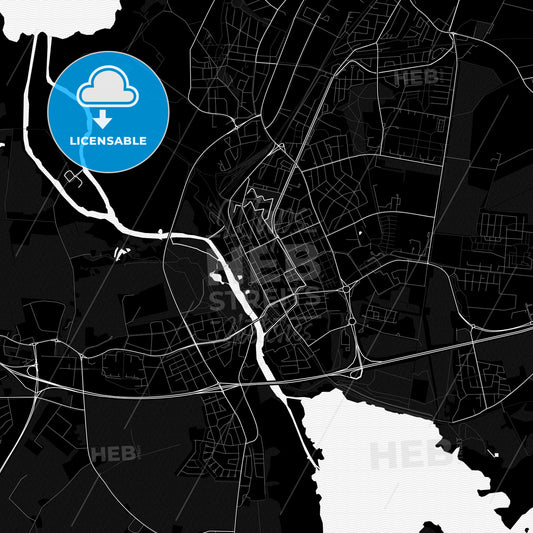 Kristianstad, Sweden PDF map