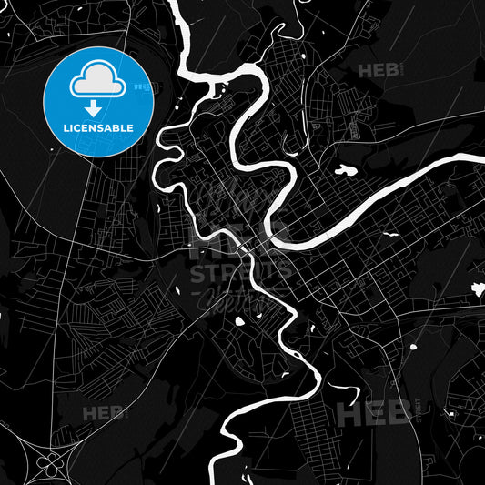 Kungur, Russia PDF map