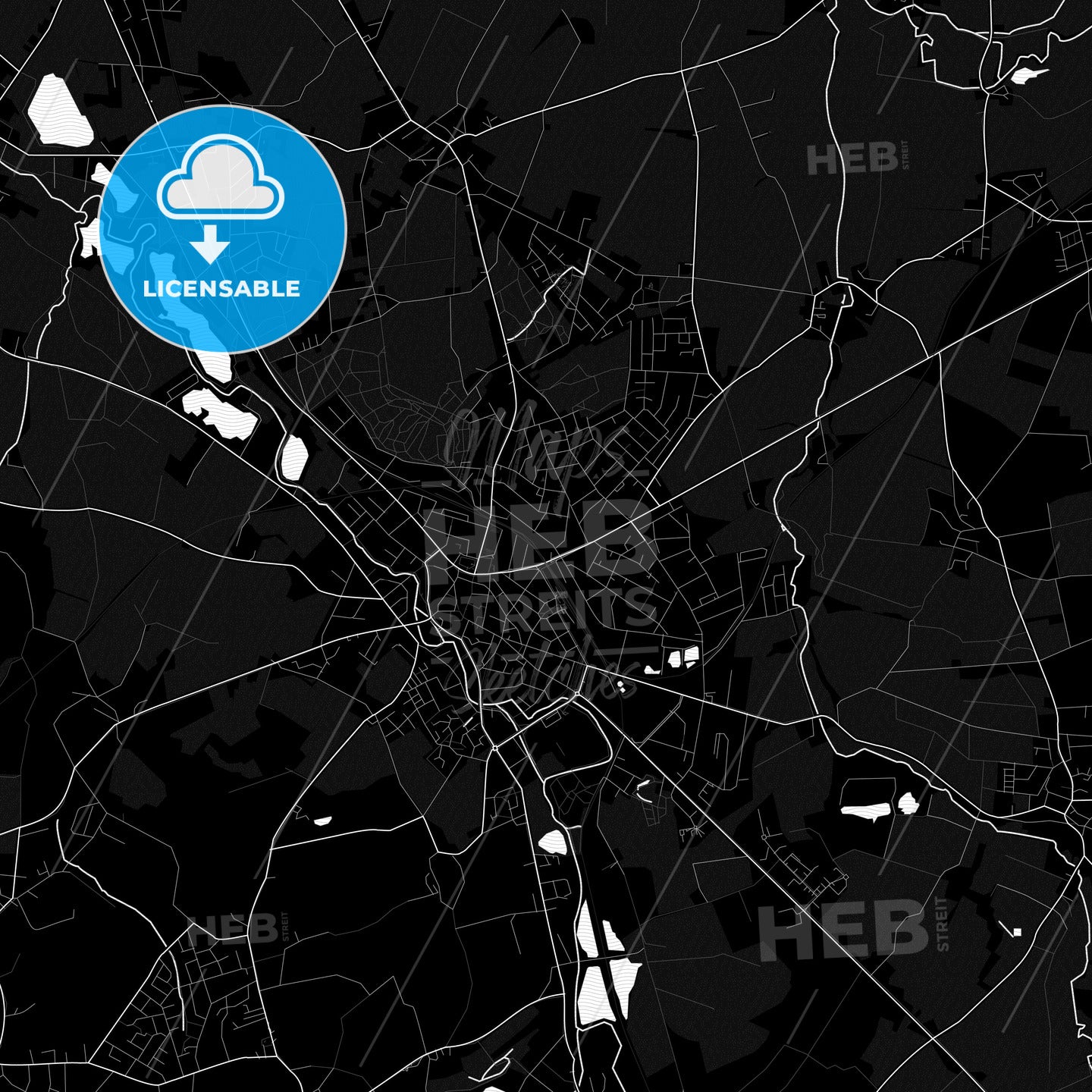 Lage, Germany PDF map