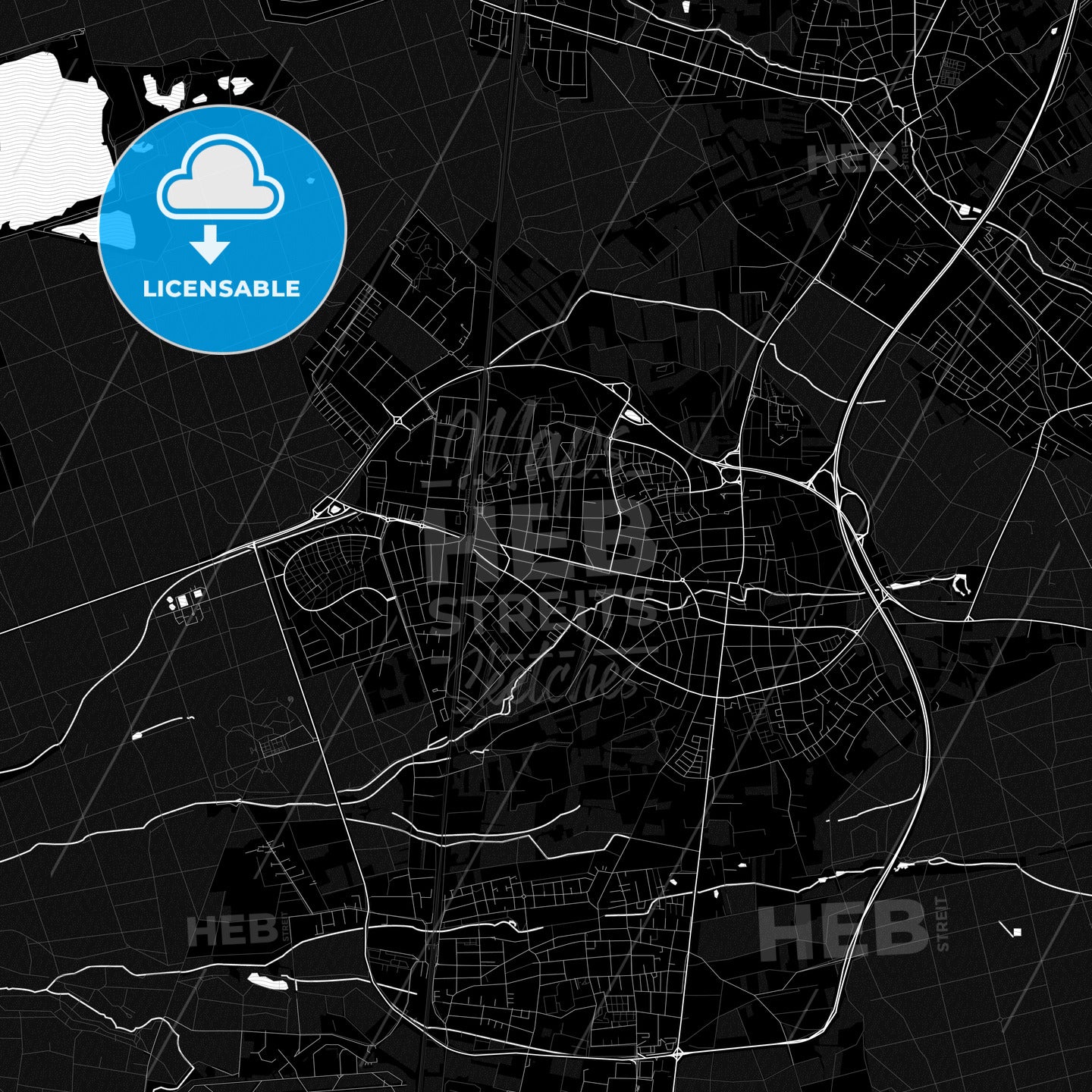 Langen, Germany PDF map