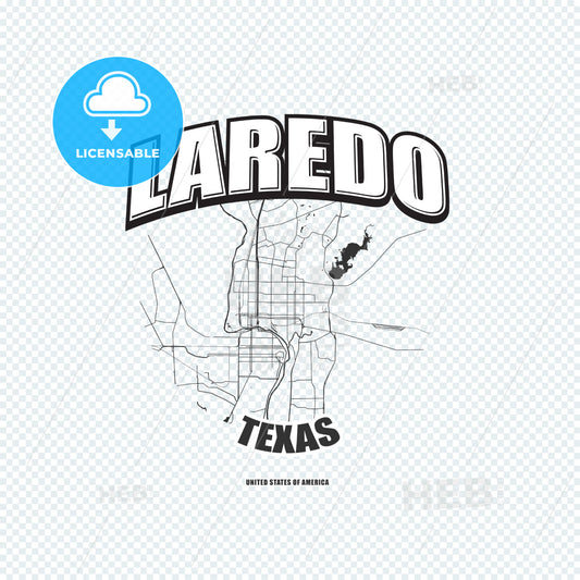 Laredo, Texas, logo artwork – instant download