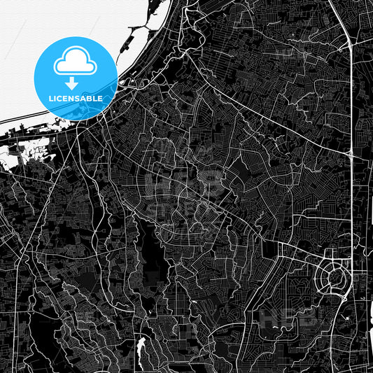 Las Piñas, Philippines PDF map