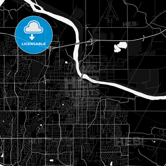 Lawrence, Kansas, United States, PDF map