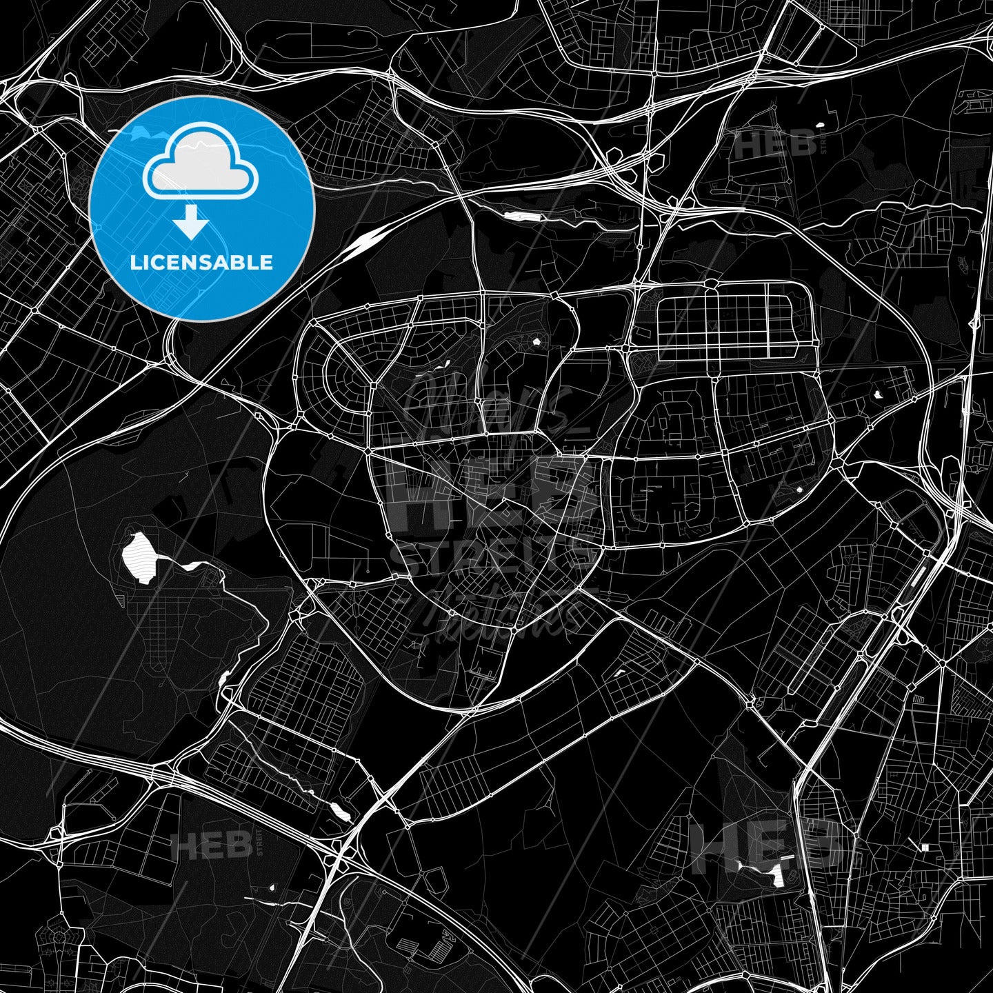 Leganés, Spain PDF map