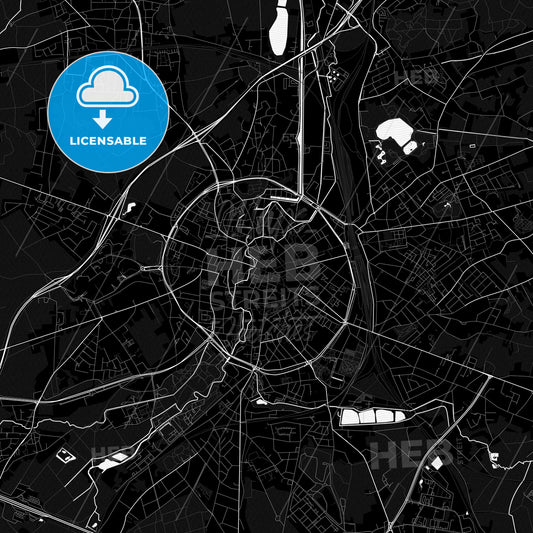 Leuven, Belgium PDF map