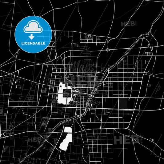 Liaocheng, China PDF map