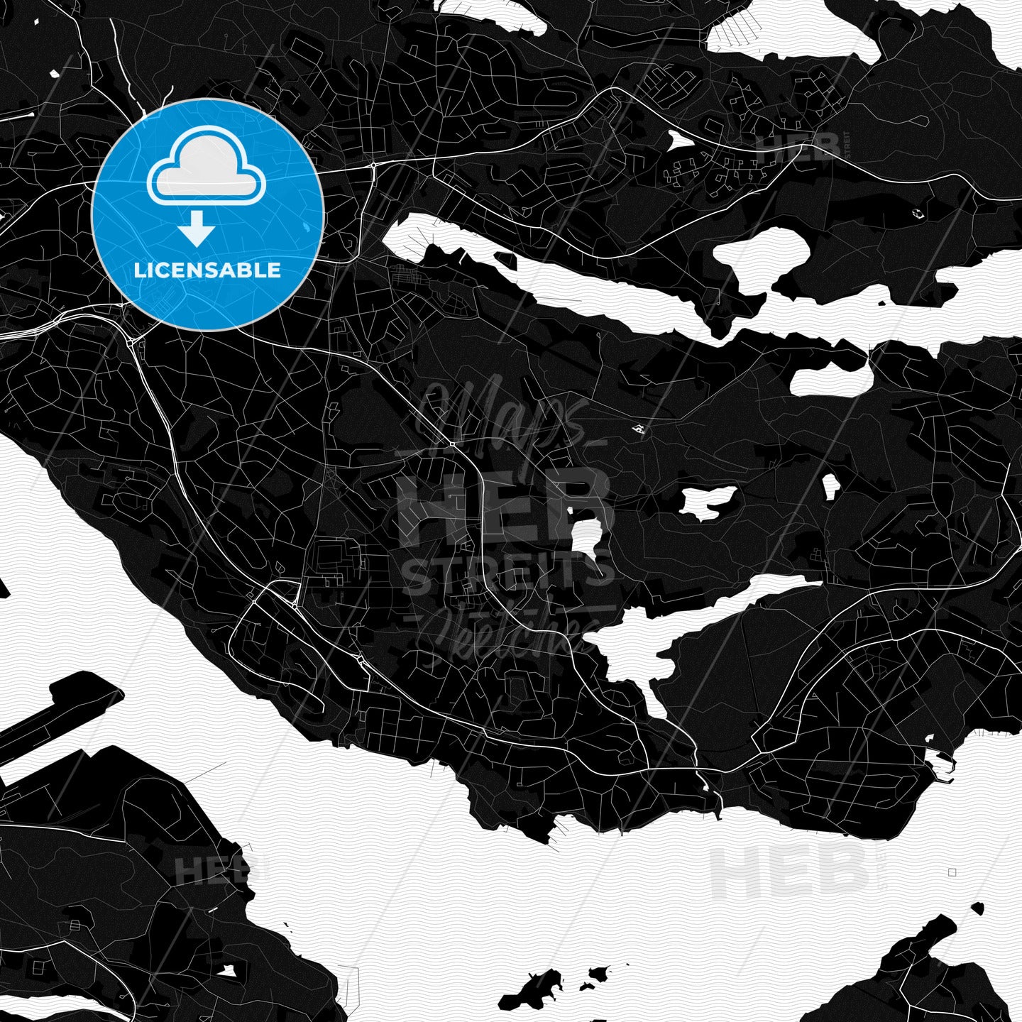 Lidingö, Sweden PDF map