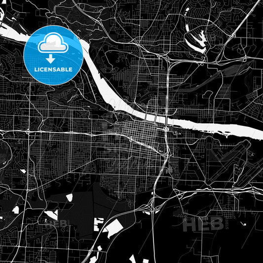 Little Rock, Arkansas, United States, PDF map