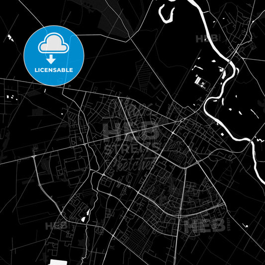 Łomża, Poland PDF map