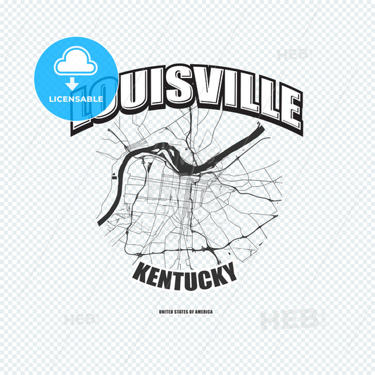 Louisville, Kentucky, logo artwork – instant download